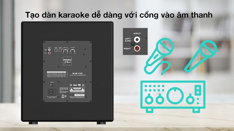Loa siêu trầm Paramax SUB-A30 - Hàng chính hãng
