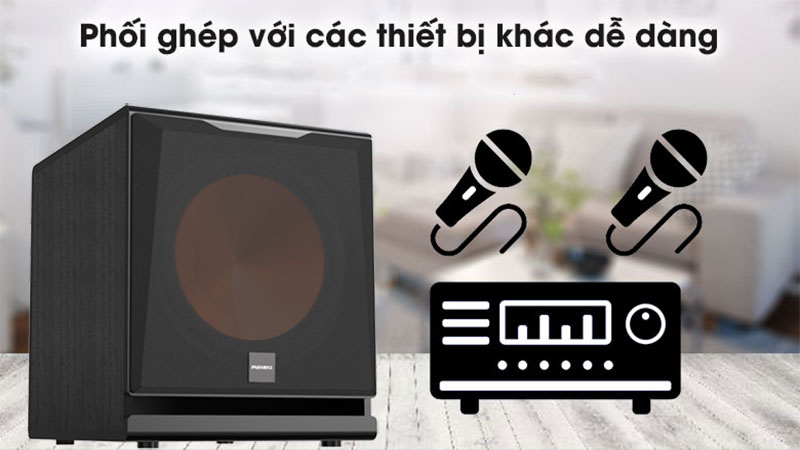 Loa siêu trầm Paramax SUB-D40 - Hàng chính hãng