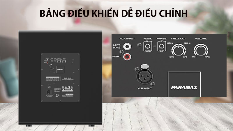 Loa siêu trầm Paramax SUB-D40 - Hàng chính hãng