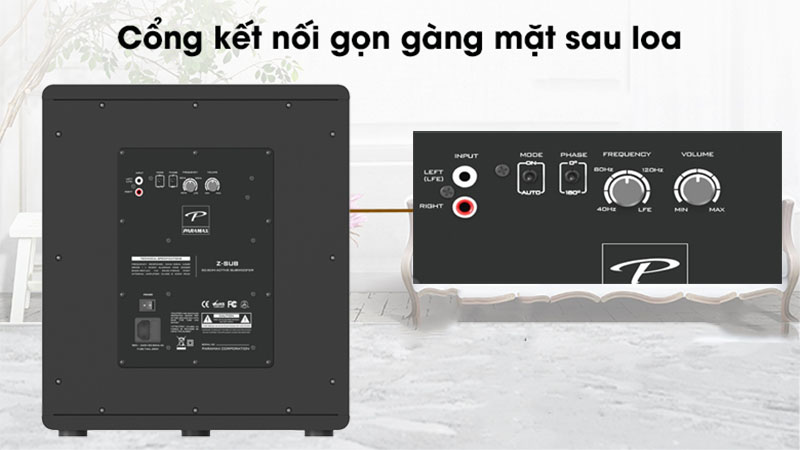 Loa siêu trầm Paramax Z-SUB - Hàng chính hãng
