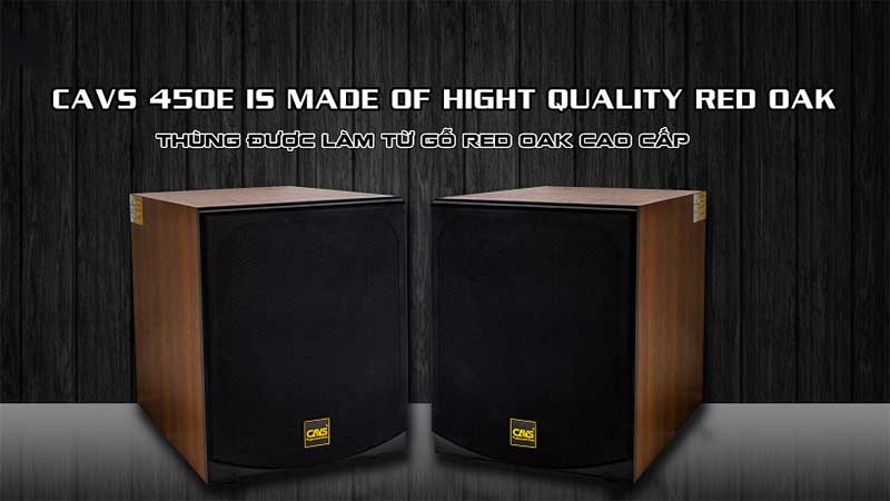 Loa Sub CAVS 450E Bass 30 Active - Hàng chính hãng