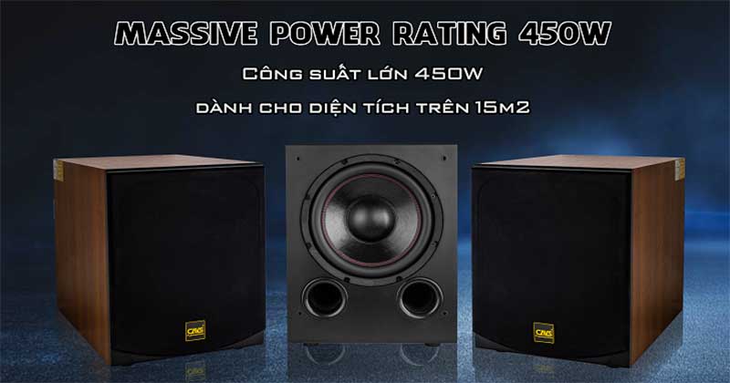 Loa Sub CAVS 450E Bass 30 Active - Hàng chính hãng