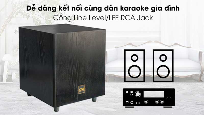Loa Sub CAVS KL12 Bass 30 Active - Hàng chính hãng