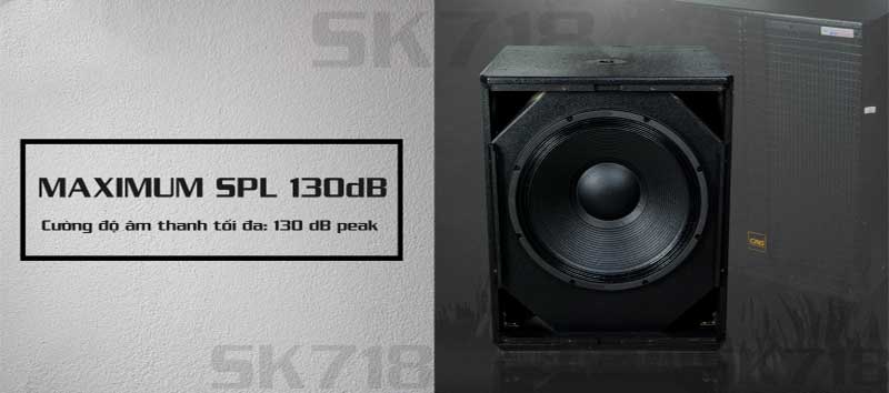 Loa sub CAVS SK718 bass 50 Passive - Hàng chính hãng