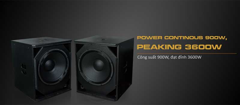 Loa sub CAVS SK718 bass 50 Passive - Hàng chính hãng