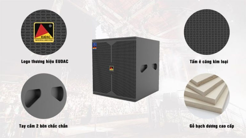 Loa sub Eudac BW-18 - Hàng chính hãng