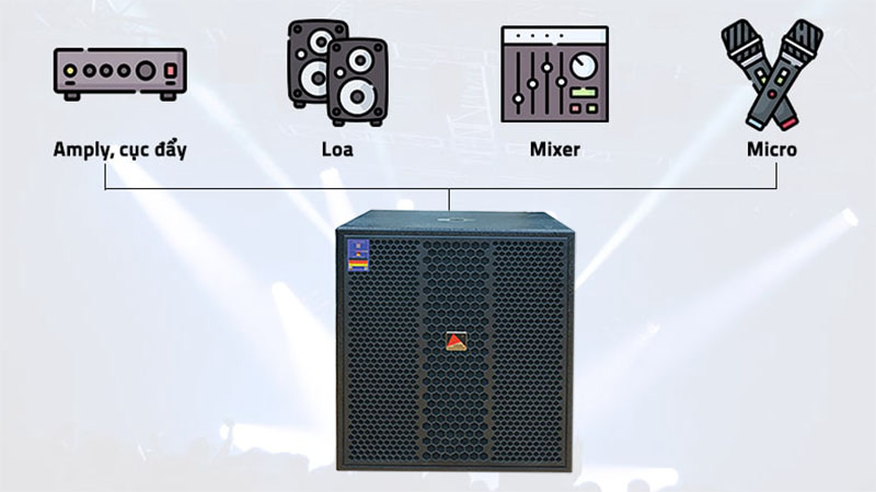 Loa sub Eudac JL-18 - Hàng chính hãng