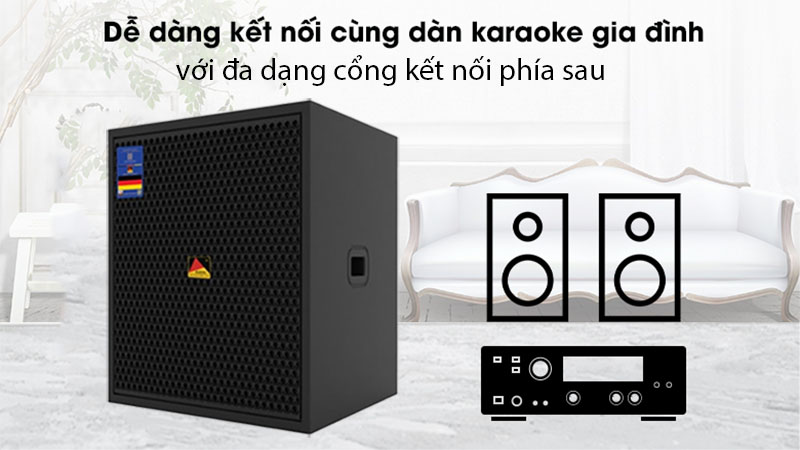 Loa sub Eudac SW-12A - Hàng chính hãng