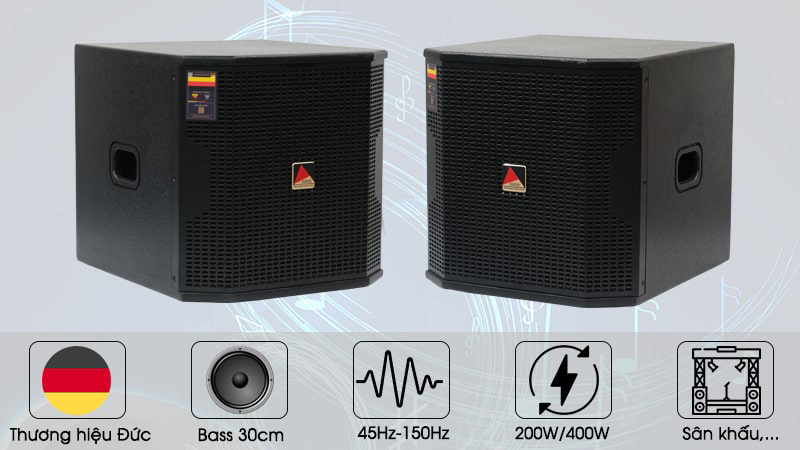 Loa sub Eudac Audio EU-12S - Hàng chính hãng