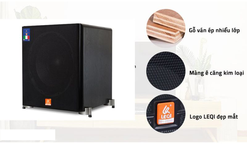 Loa được cấu tạo từ các chất liệu cao cấp