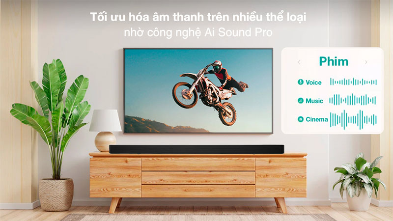 Công nghệ AI Sound Pro của Loa thanh soundbar LG SP8A