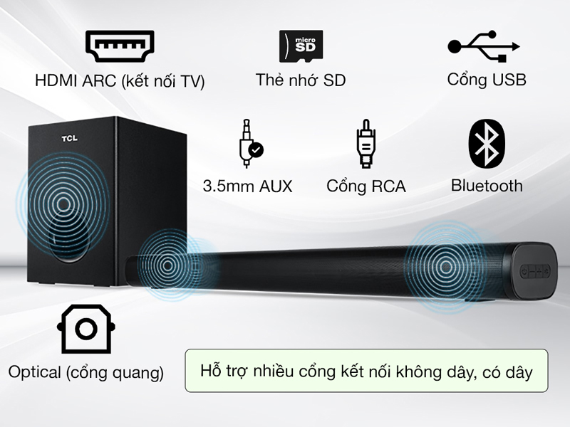 Loa thanh TCL S522W - Hàng chính hãng