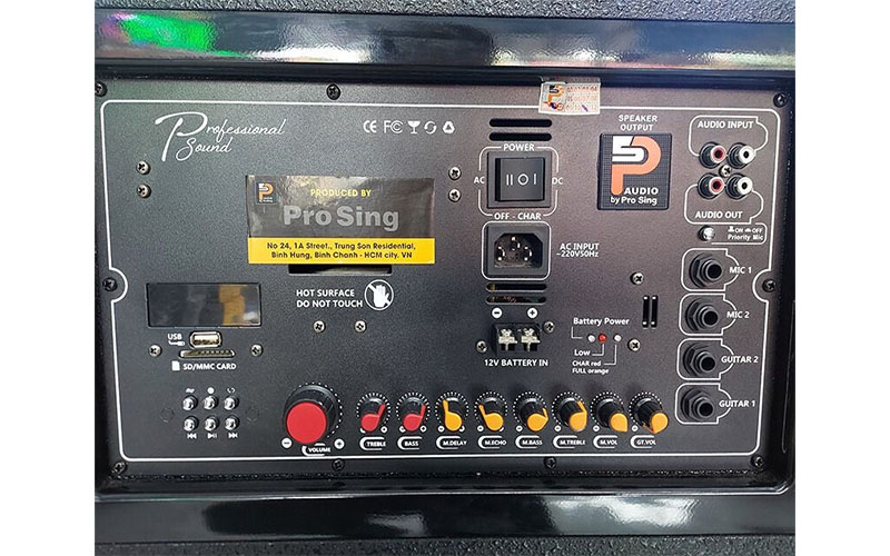 Loa tủ điện Prosing W-J97 Mini - Hàng chính hãng