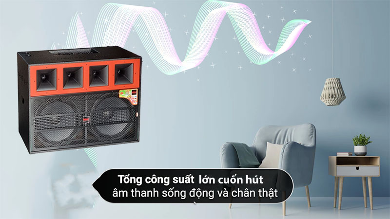 Loa tủ kéo bình Lovina KB2020B