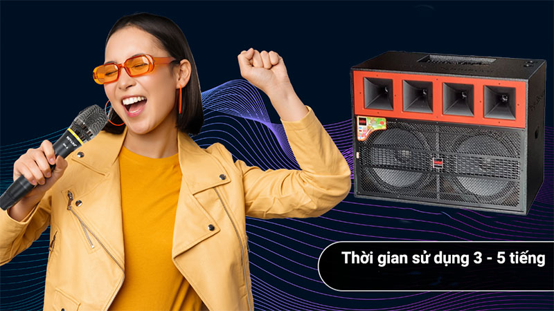 Thời gian sử dụng của Loa tủ kéo bình Lovina KB2020B