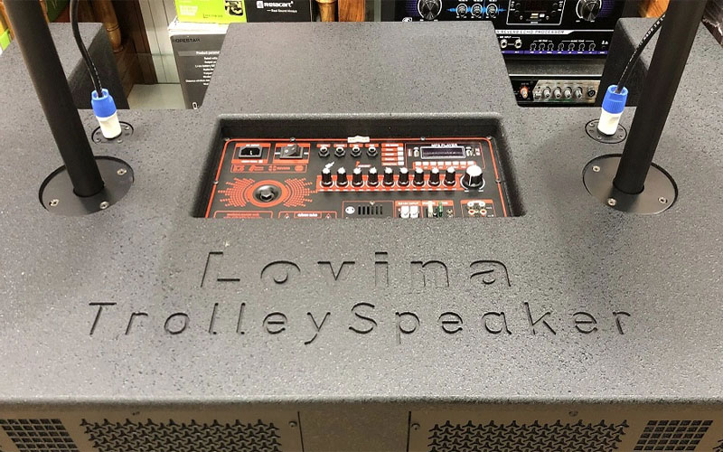 Loa kéo bình chuyên nghiệp Lovina KB21802