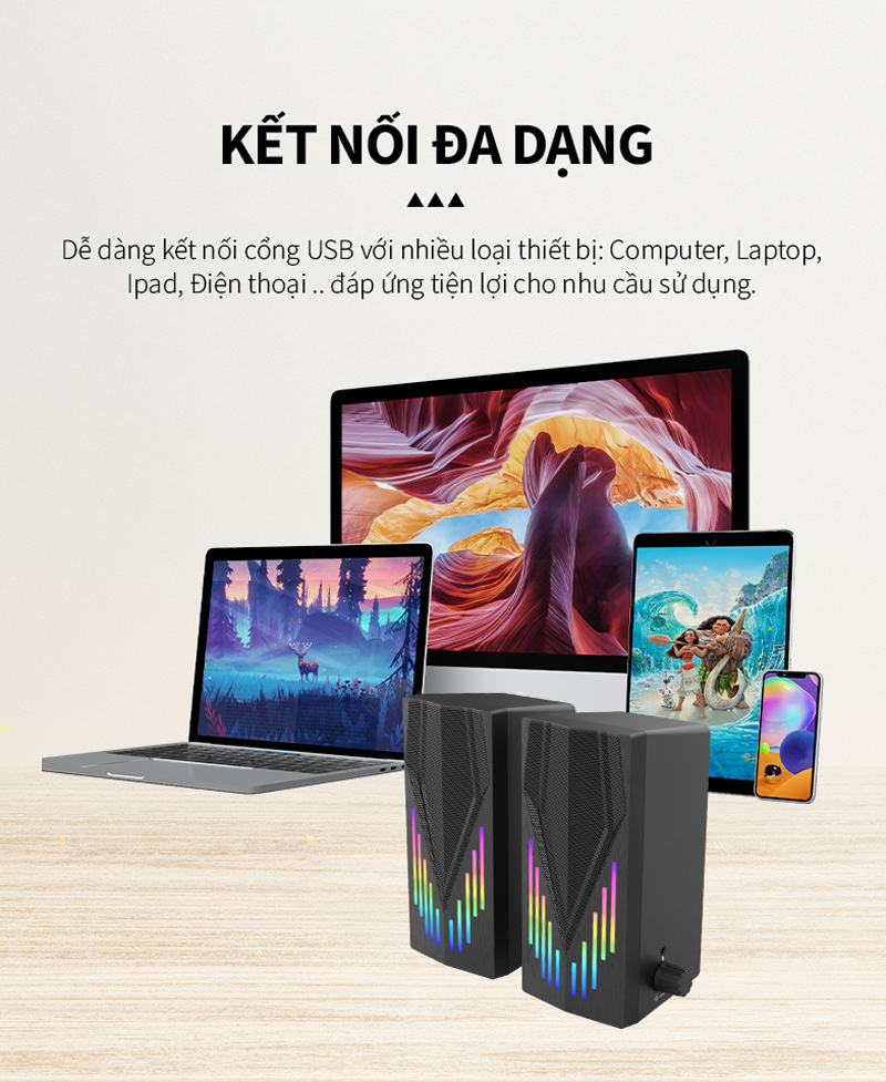 Loa vi tính Best Sound BD-318 đa dạng kết nối