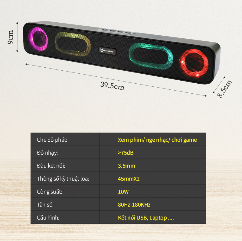 Loa vi tính Best Sound BD-419 - Hàng chính hãng