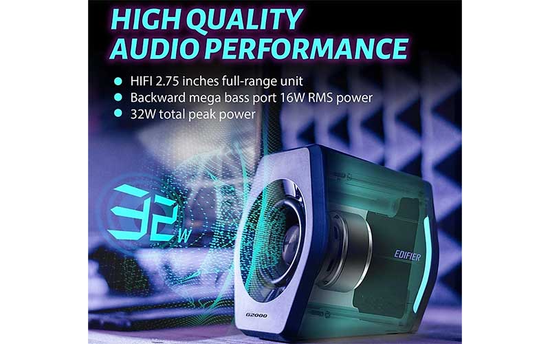 Loa vi tính Bluetooth Edifier G2000 - Hàng chính hãng