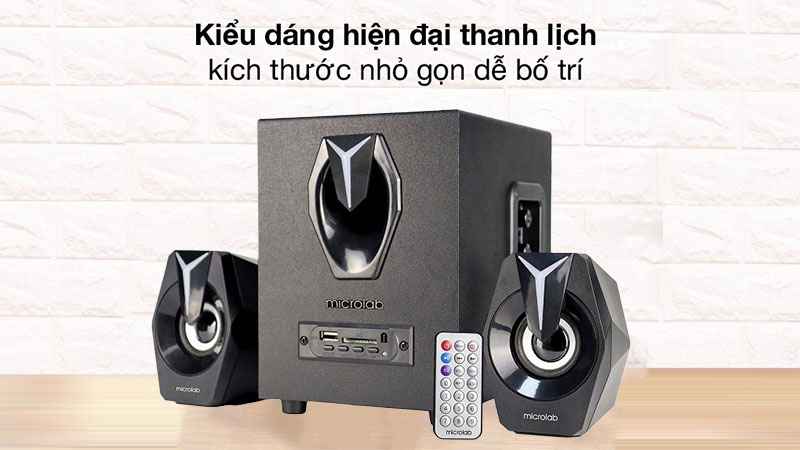 Loa vi tính Bluetooth Microlab G-100BT 2.1 - Hàng chính hãng