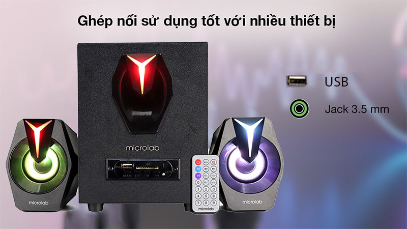 Loa vi tính Bluetooth Microlab G-100BT 2.1 - Hàng chính hãng