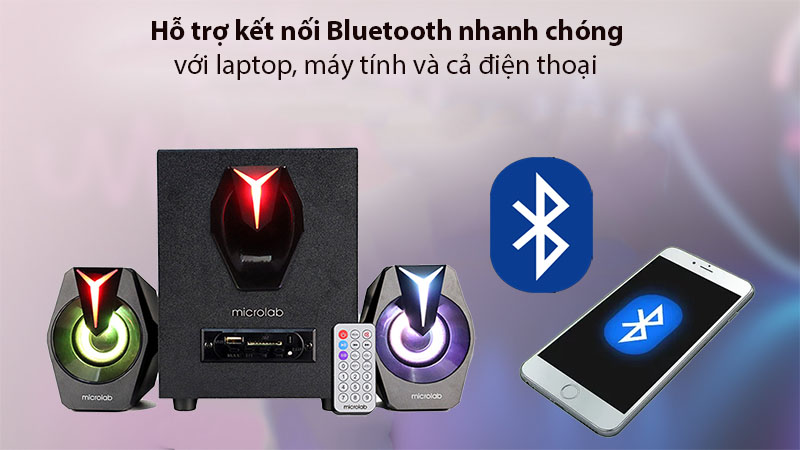 Loa vi tính Bluetooth Microlab G-100BT 2.1 - Hàng chính hãng