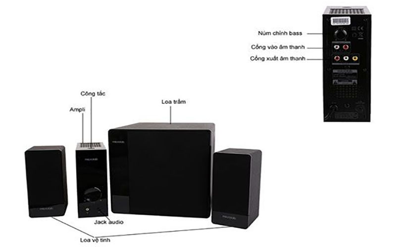 Loa vi tính Microlab FC360 - Hàng chính hãng