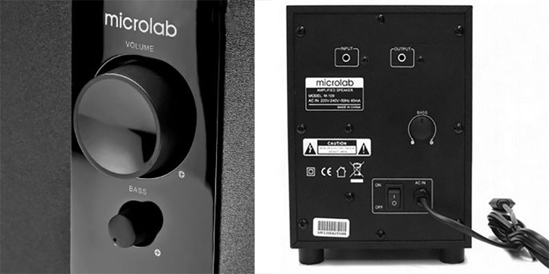 Điều khiển của Loa vi tính Microlab M-109