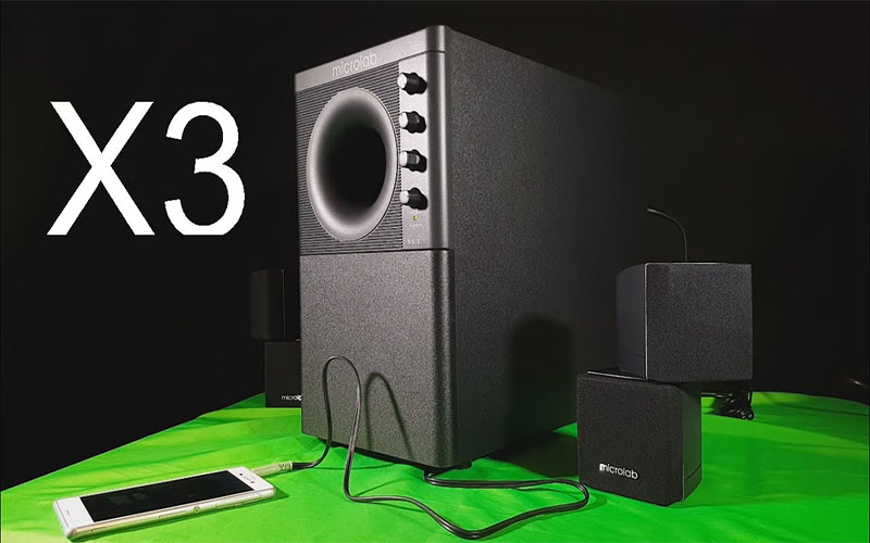 Loa vi tính Microlab X-3 - Hàng chính hãng