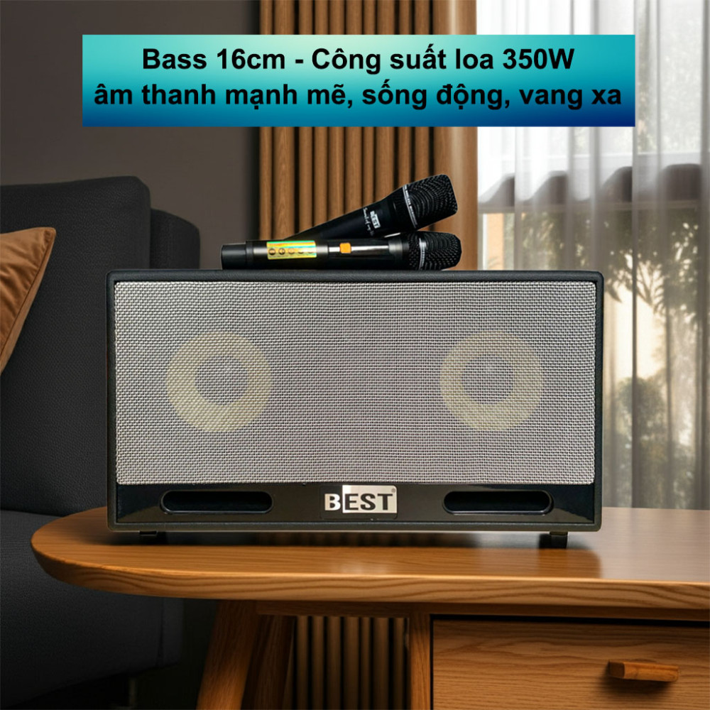 Loa xách tay Best B16-PRO 350W - Hàng chính hãng