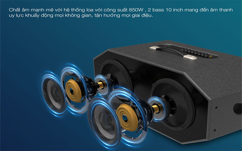 Loa xách tay Dalton K210H - Hàng chính hãng