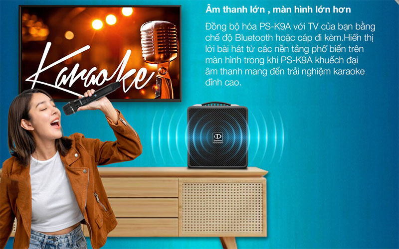 Loa xách tay Dalton PS-K9A - Hàng chính hãng