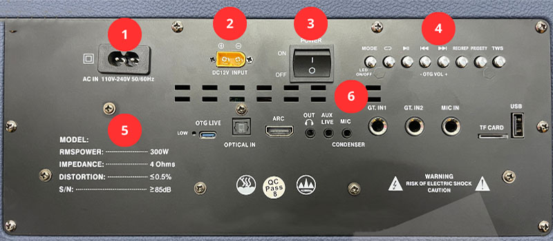 Loa karaoke di động Kcbox KC450-Pro - Hàng chính hãng