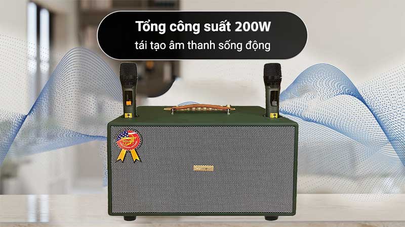 Công suất của Loa xách tay Thunder TW26-PRO