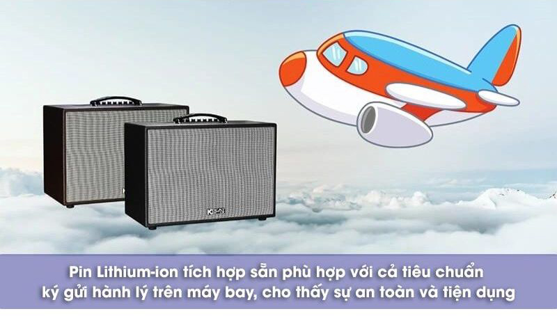 Loa karaoke xách tay Acnos CS250PUW - Hàng chính hãng