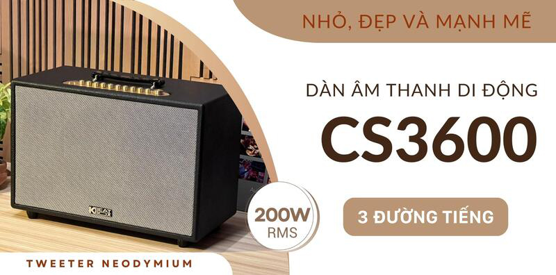 Loa xách tay Acnos CS3600 - Hàng chính hãng
