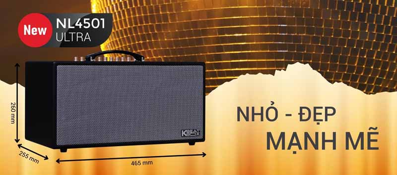 Loa karaoke xách tay Acnos NL4501 ULTRA - Hàng chính hãng