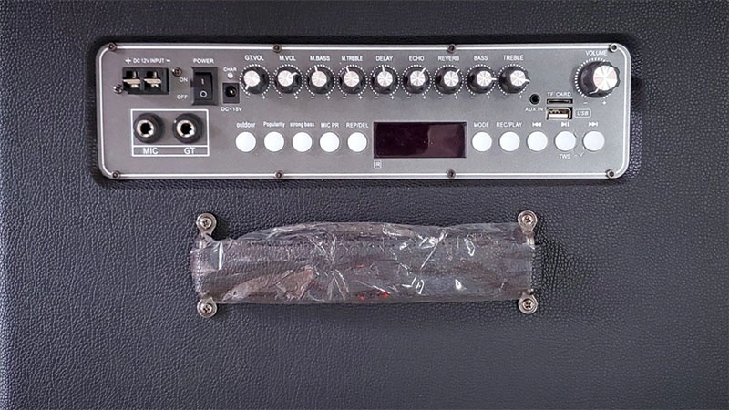 Điều khiển của Loa xách tay bass đôi Ladomax X-216(DSP)