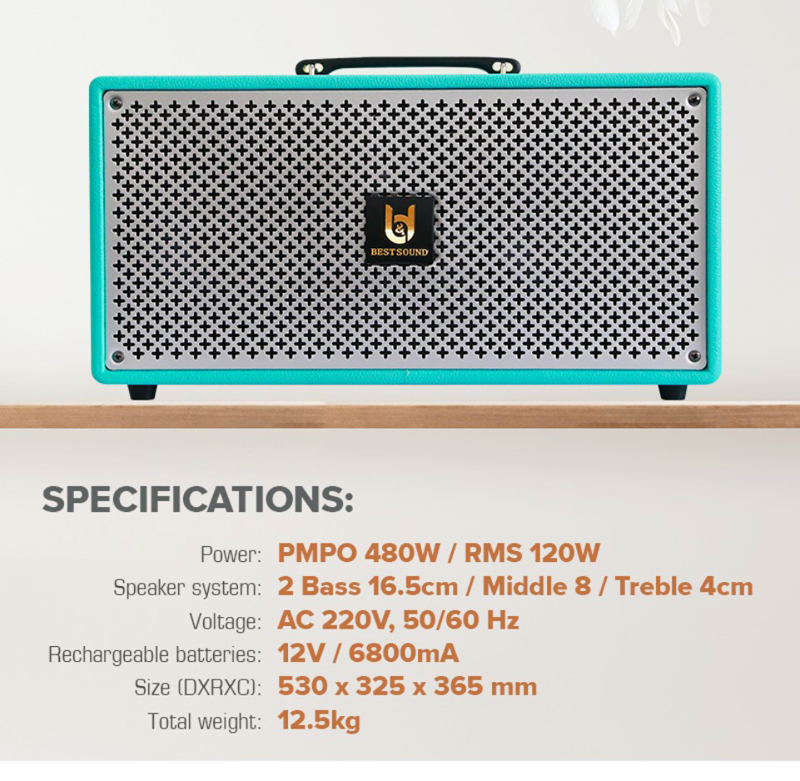 Loa xách tay BestSound M6 cho bạn phút giây thư giản tuyệt vời 