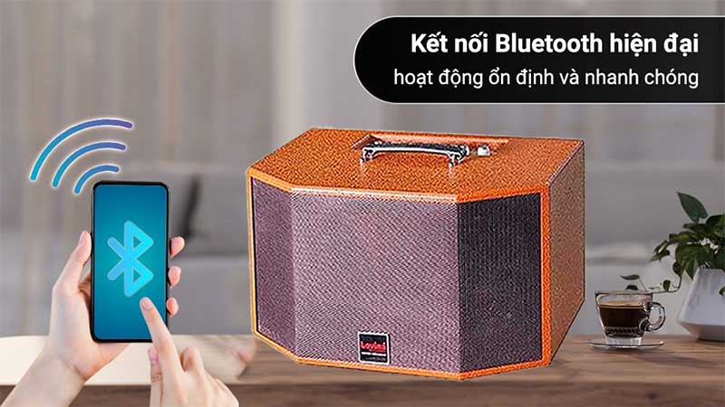 Tính năng Bluetooth của Loa xách tay di động Lovina KB207