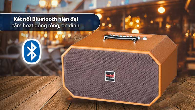 Tính năng Bluetooth của Loa xách tay di động Lovina KB208
