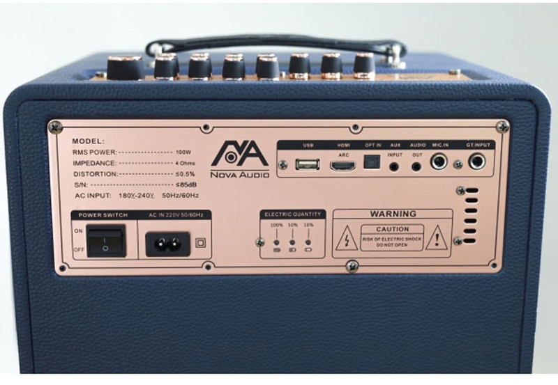 Loa karaoke xách tay Nova Audio  PRO-220V - Hàng chính hãng