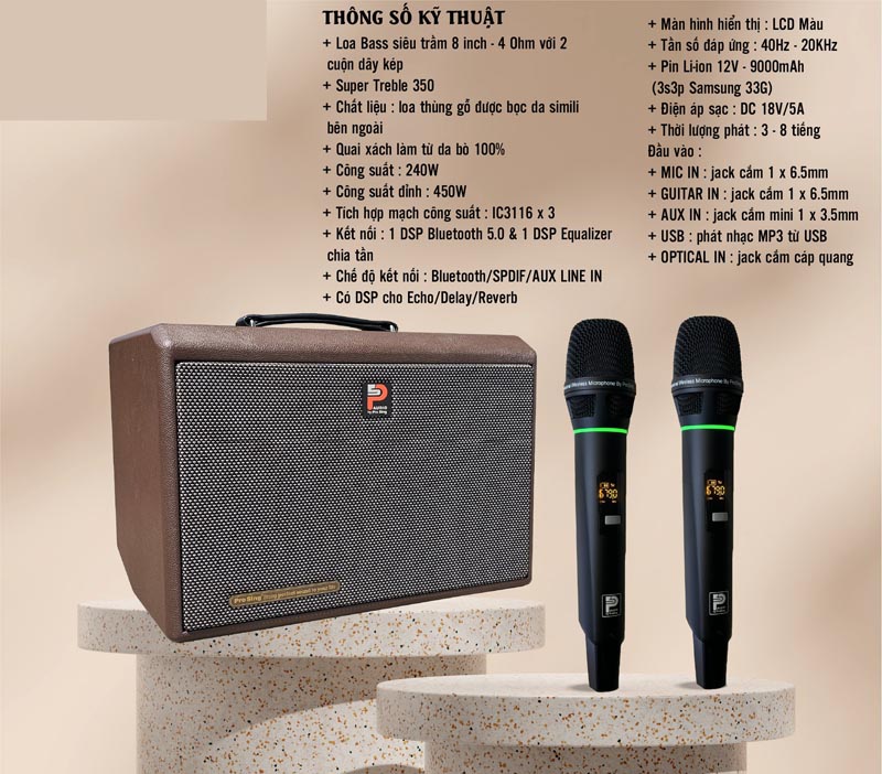 Loa xách tay Prosing DSP-236X  - Hàng chính hãng