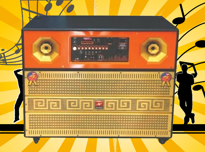 công suất mạnh mẽ 1200W cho âm thanh sống động, vang xa.