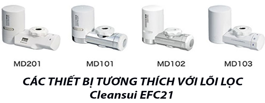 Lõi lọc nước dành cho máy lọc nước đầu vòi Cleansui EFC21 - Hàng chính hãng
