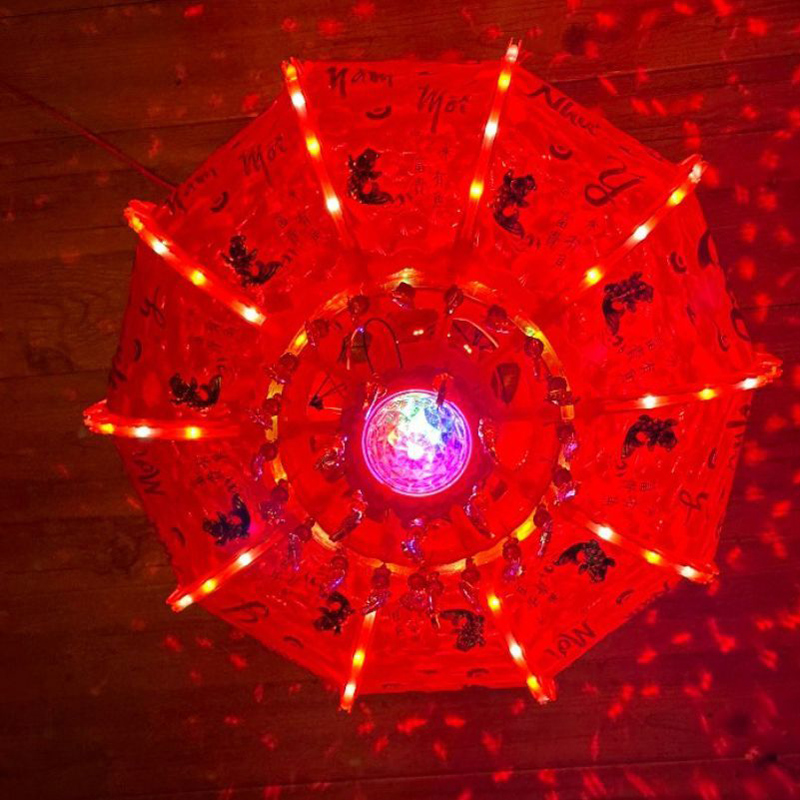 Đèn lồng điện xoay tròn 50cm - Hàng chính hãng