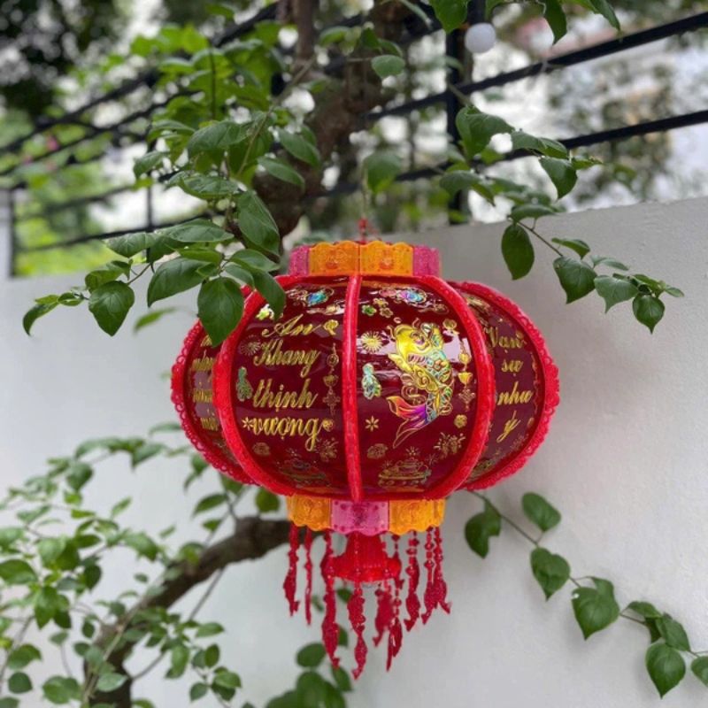 Lồng đèn điện xoay 59cm - Hàng chính hãng