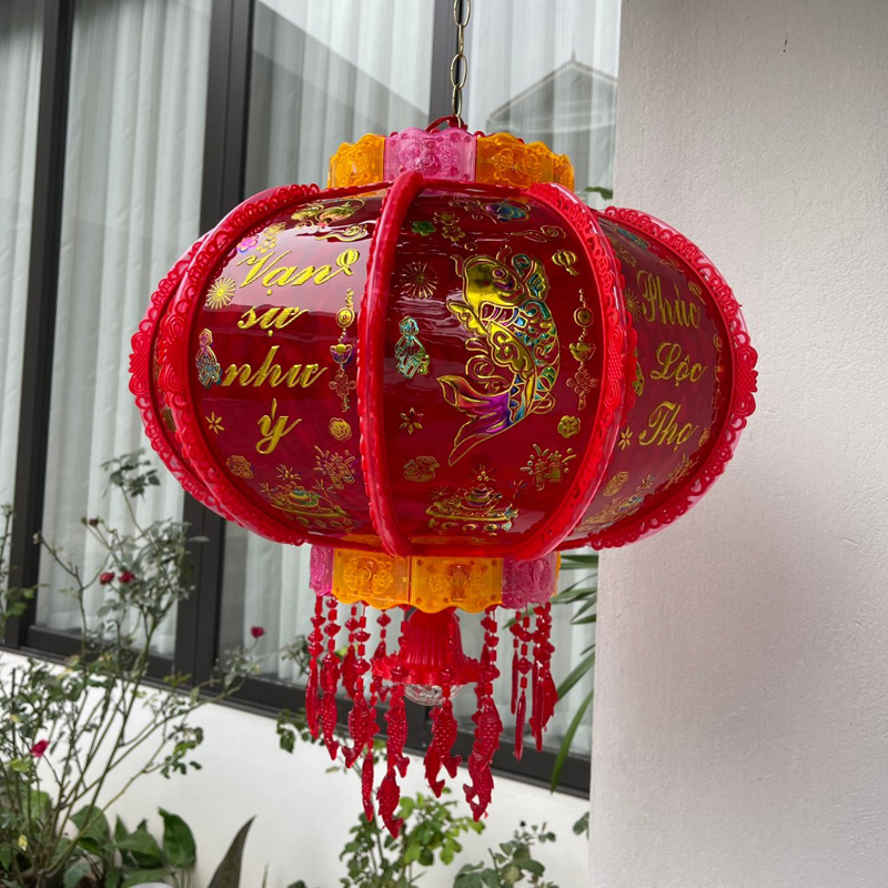 Lồng đèn điện xoay 59cm - Hàng chính hãng