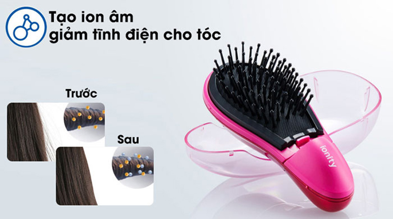 Công nghệ tạo ion âm cho tóc mềm mượt 