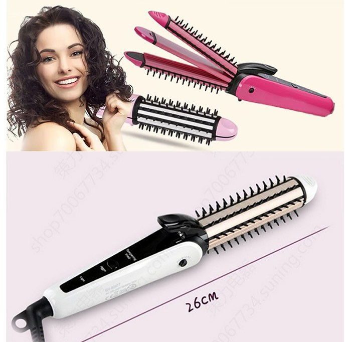 Lược điện đa năng 3 trong 1 Nova NHC-8890 - Hàng chính hãng